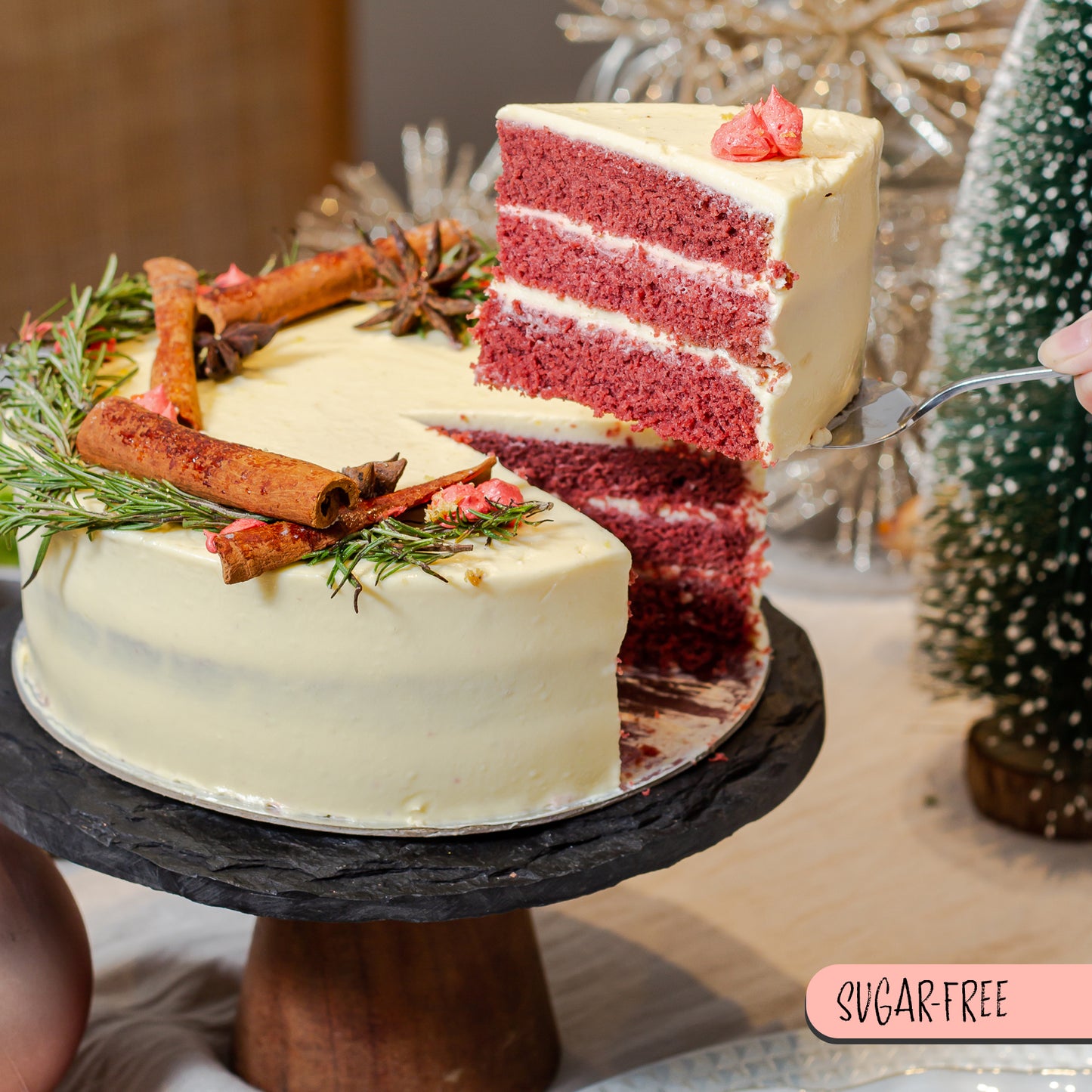 Frosty Red Velvet Cake 8"