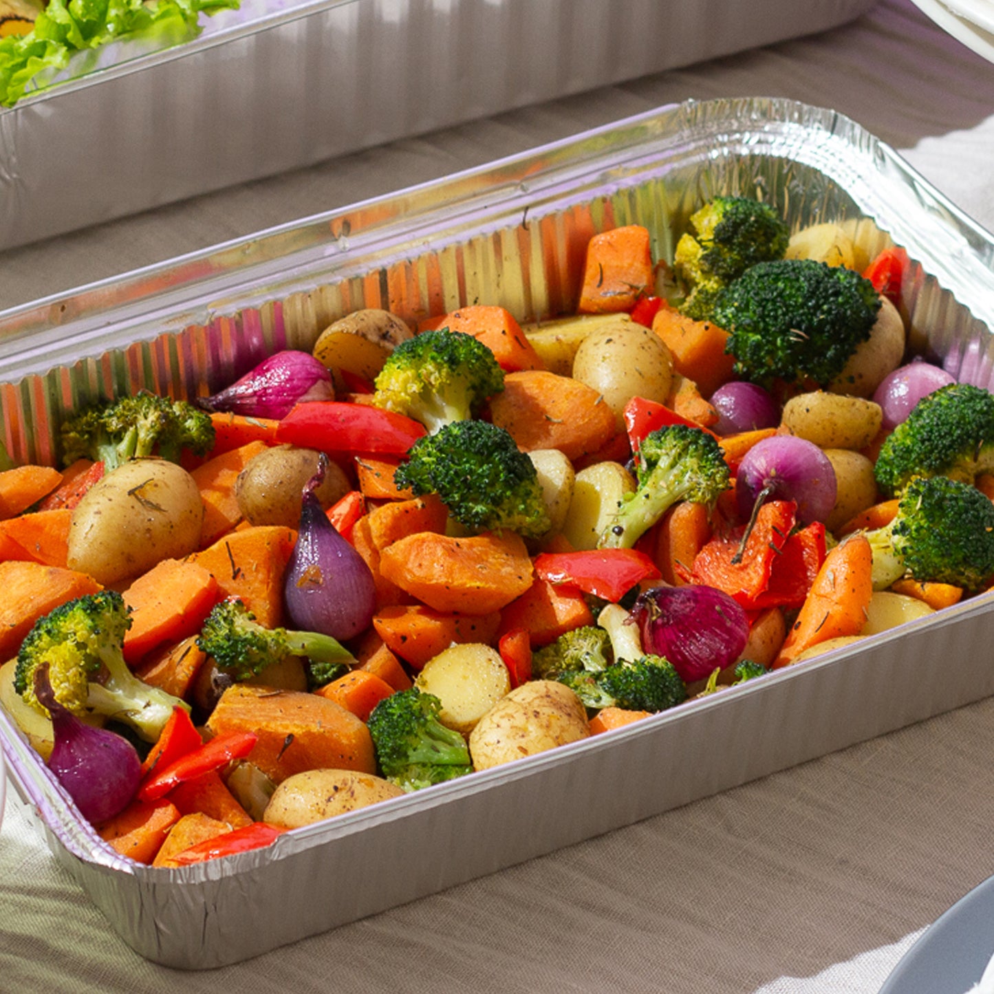 Roast Summer Vegetables with Balsamic Reduction