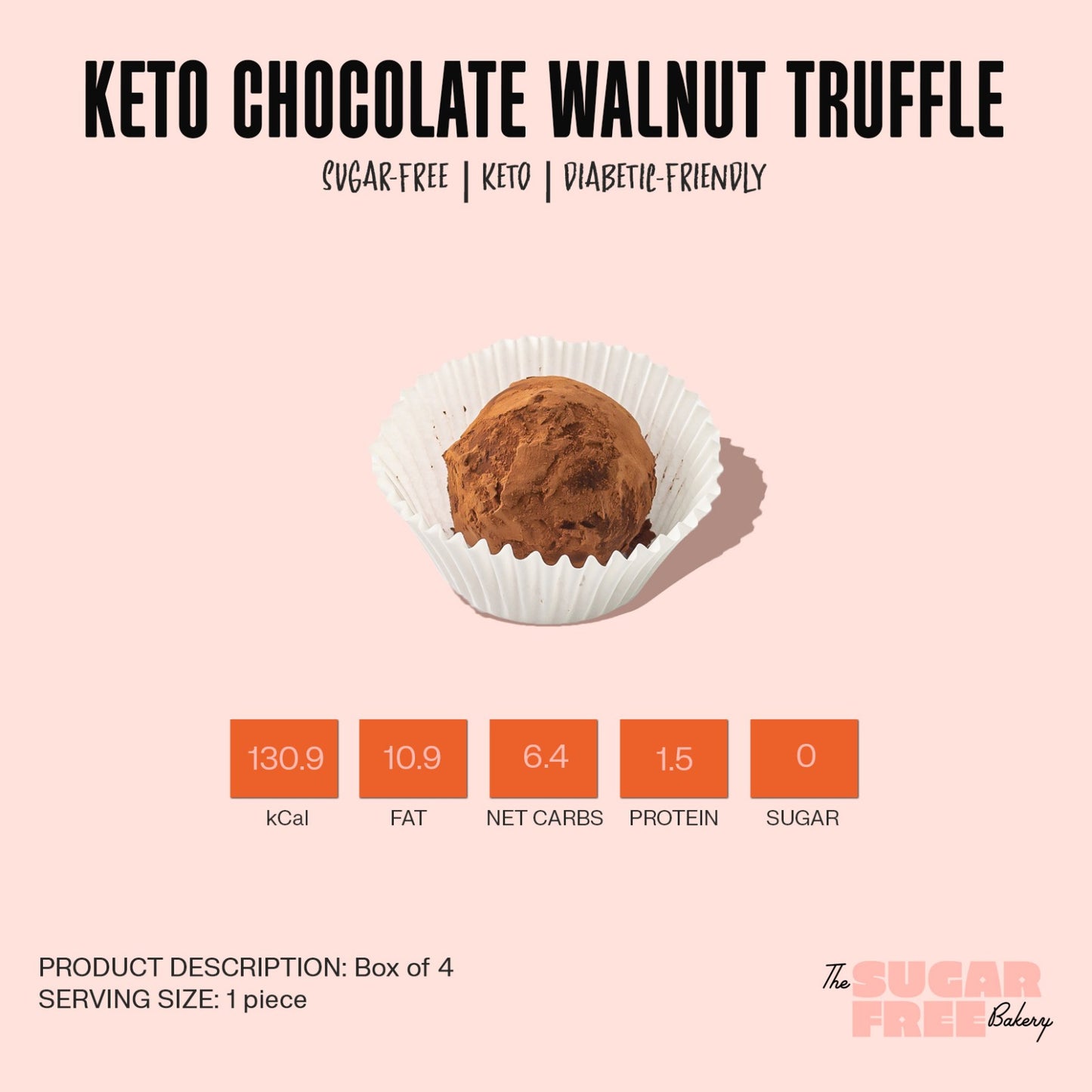 keto chocolate truffle | chocolate truffle | keto dessert | the sugar free bakery | dessert in manila
