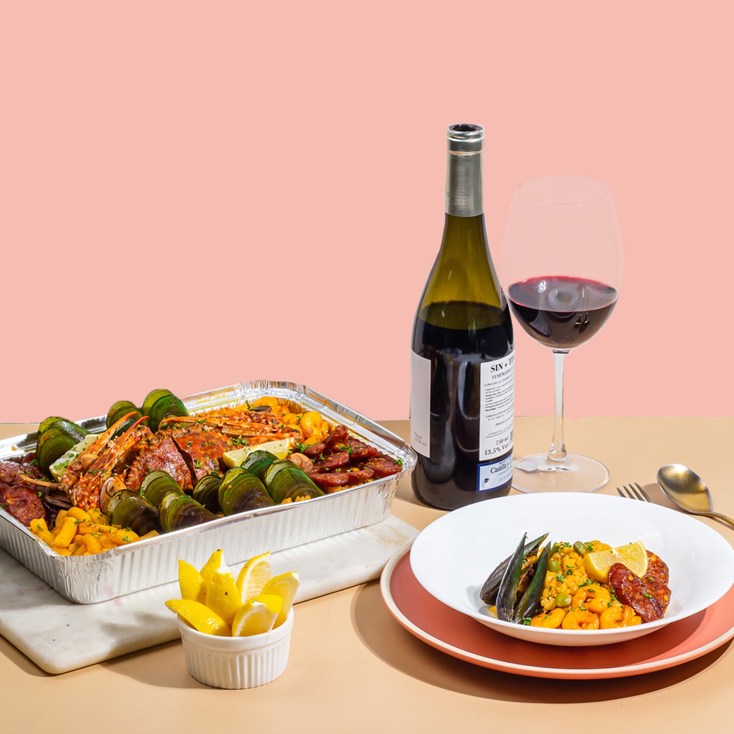 seafood paella | food tray | party tray | the sugar free bakery ph