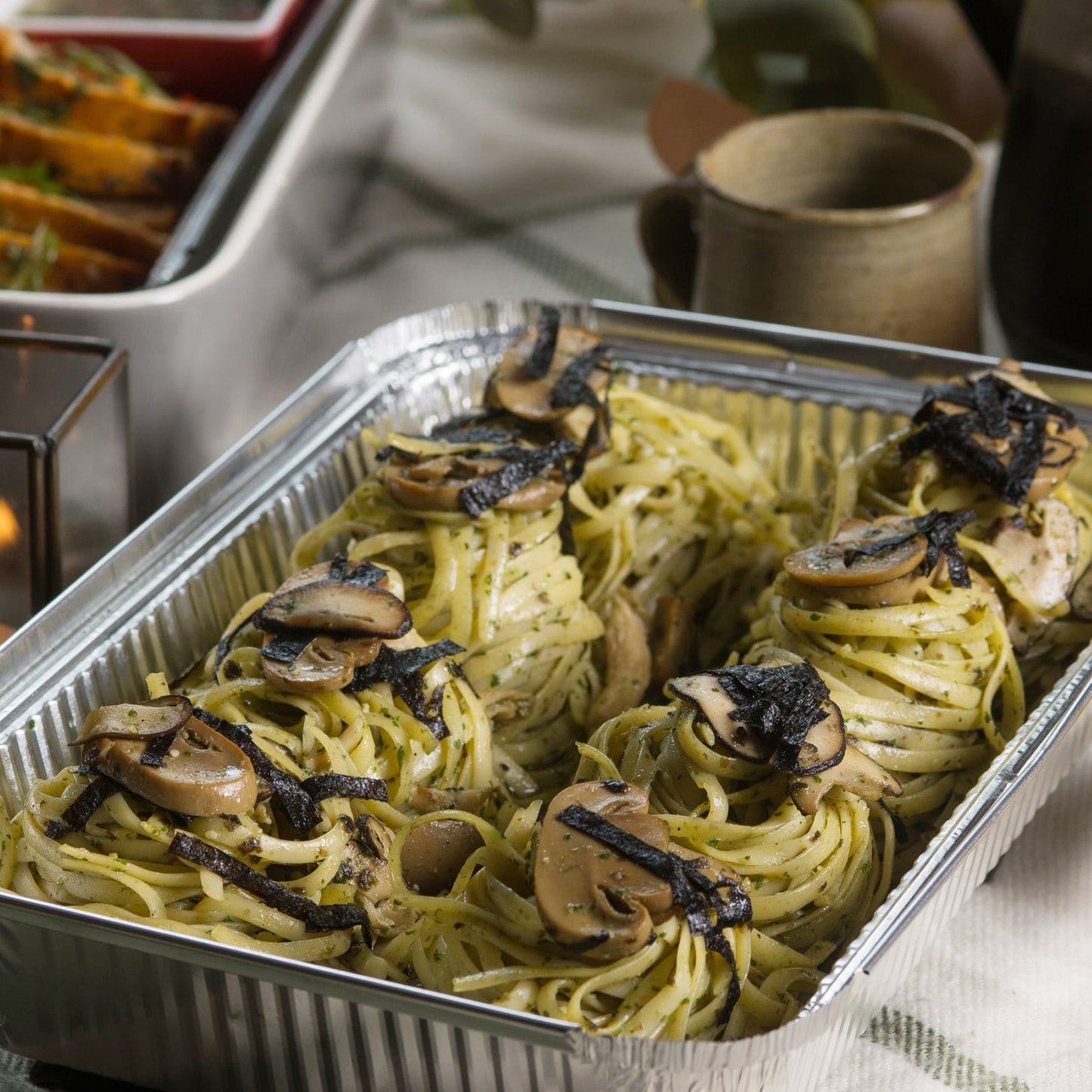 The Sugar-Free Bakery | Roasted Party Tray | affordable party trays manila | best party tray manila 2022 | party trays delivery | best party platters | Party Tray Manila | Healthy Party Trays | Caesar salad | Pesto Pasta | Crackling Pork | Salmon Party Tray | Lemon Pasta | Roast Beef | Chicken Masala | Chili Garlic Shrimp