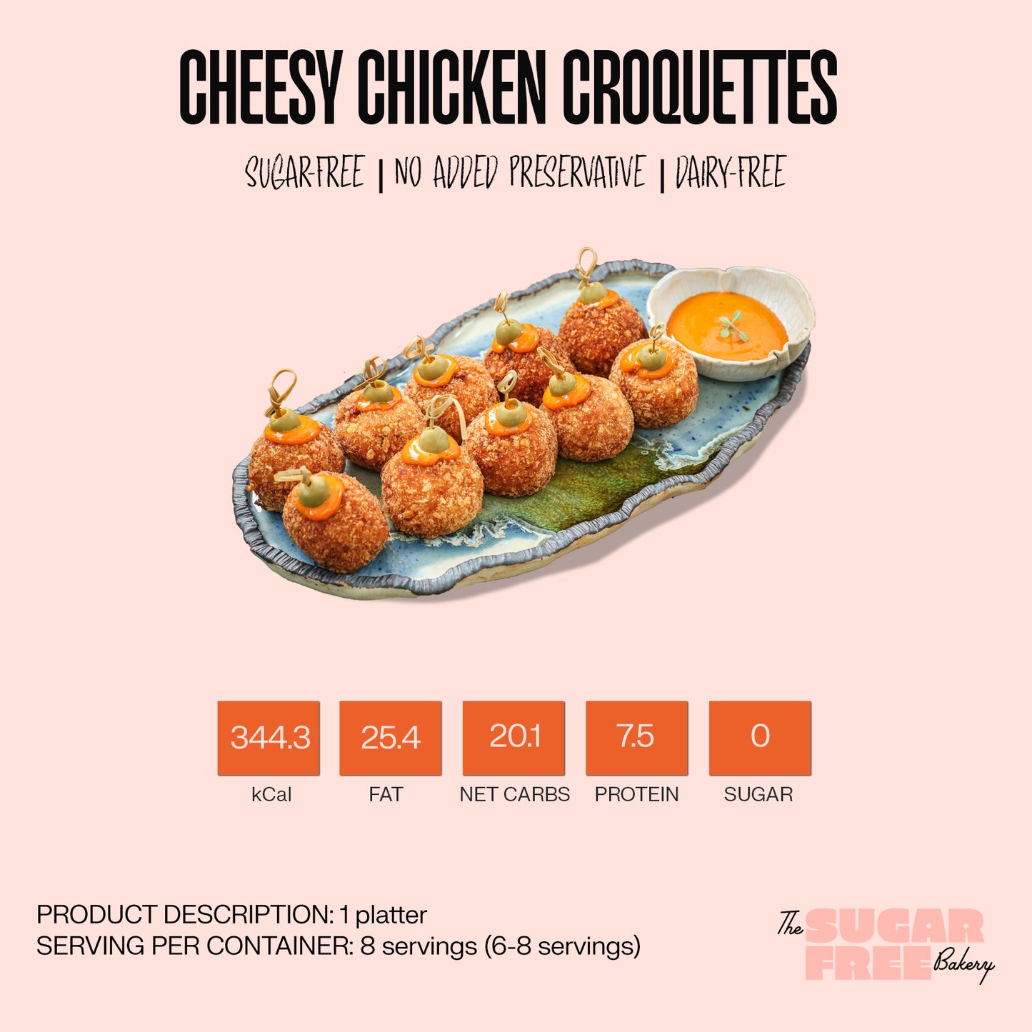 Cheesy Chicken Croquettes