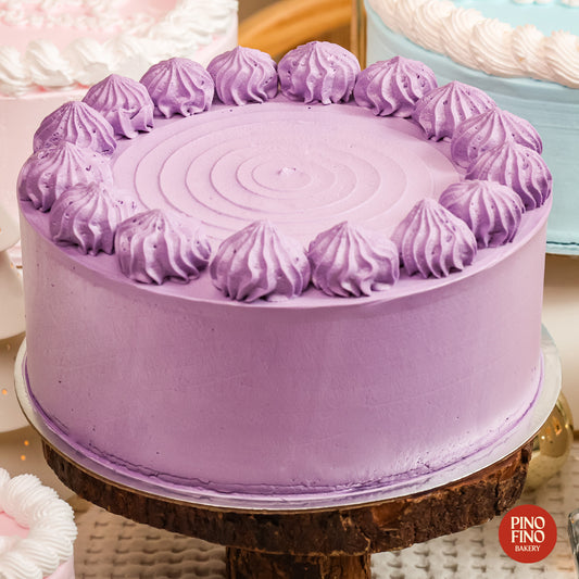 Ube Kesong Puti Sorbetes Cheesecake 8"