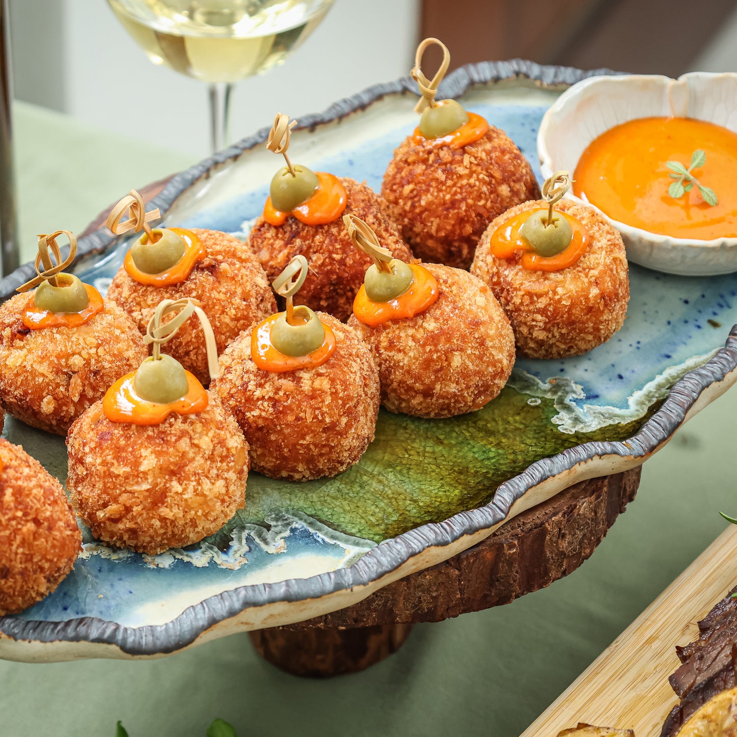 Cheesy Chicken Croquettes