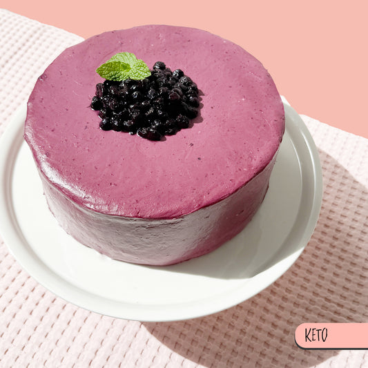 Keto Blueberry Cheesecake 8”