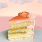 Peach Fuzz & Cream Cake 8"