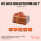 Keto Maple Bacon Buttercream Cake 8"