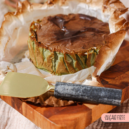 Matcha Burnt Basque Cheesecake