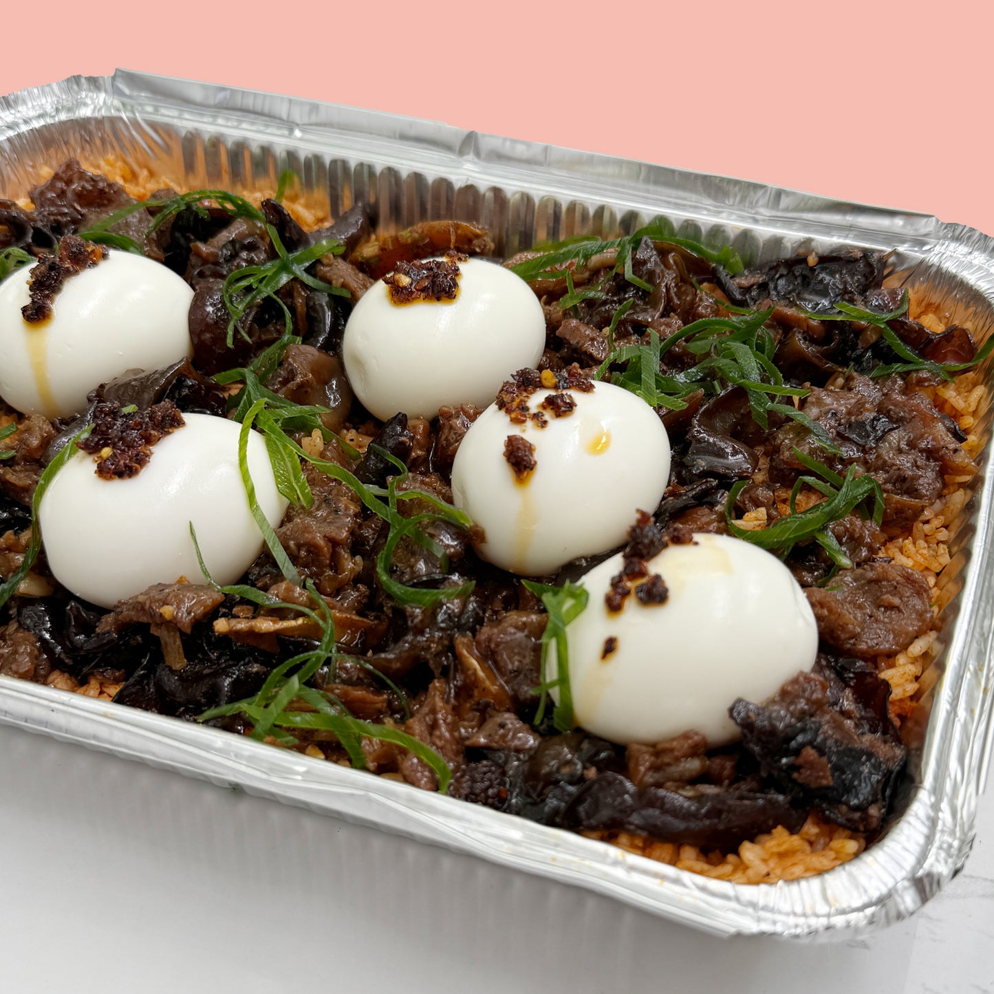 NEW! Swicey Beef Gyudon with Kimchi Fried Rice Tray