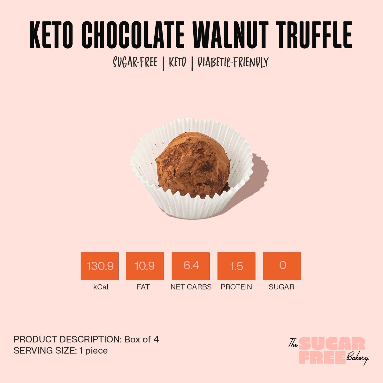 keto chocolate truffle | chocolate truffle | keto dessert | the sugar free bakery | dessert in manila 